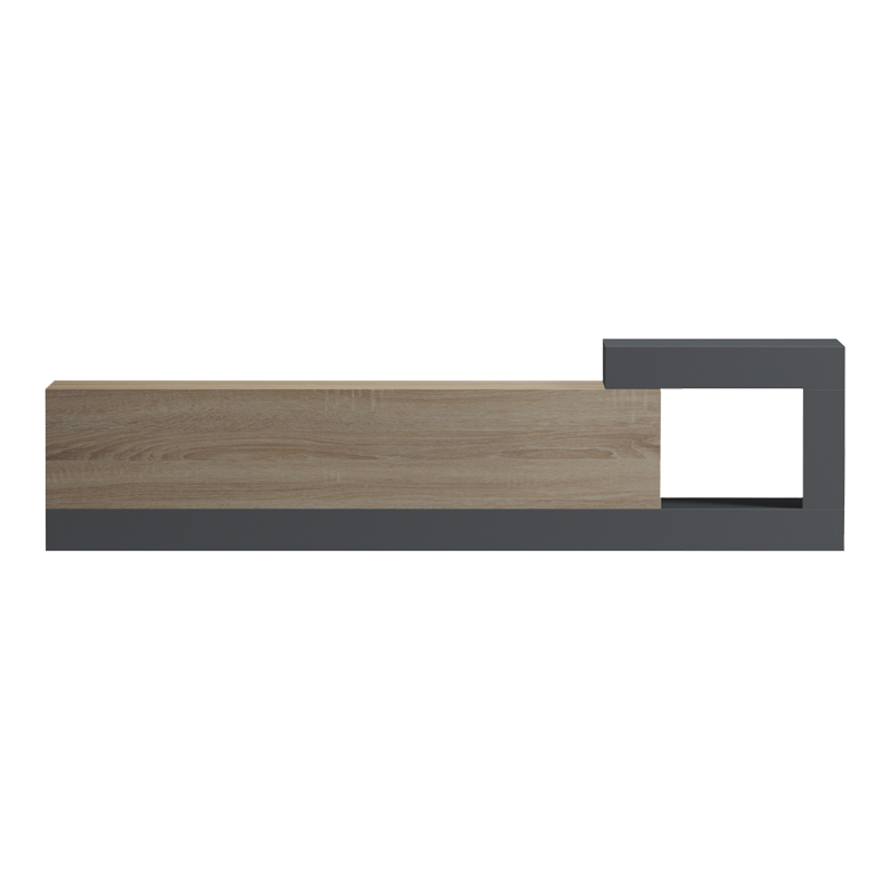 Kabinë TV e montuar në mur Flato pakoworld sonoma-antracit 150x29.5x38.5cm