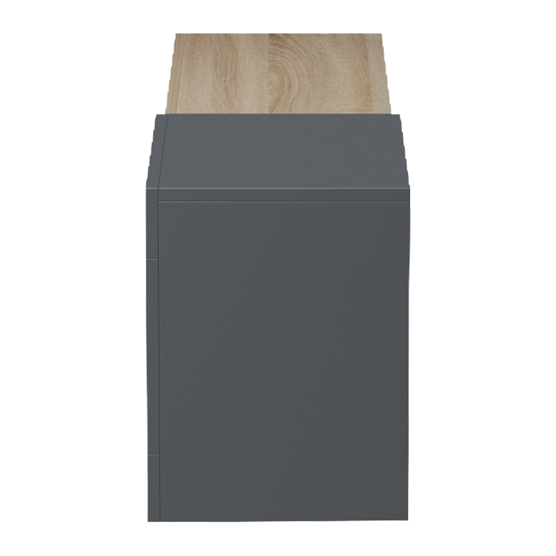 Kabinë TV e montuar në mur Flato pakoworld sonoma-antracit 150x29.5x38.5cm
