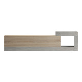 Dollap TV i montuar në mur Flato pakoworld sonoma-gri bezhë me pamje mermeri 150x29.5x38.5cm