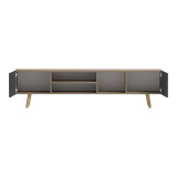 Kabinet TV Osclo pakoworld sonoma-antracit 160x30x41cm