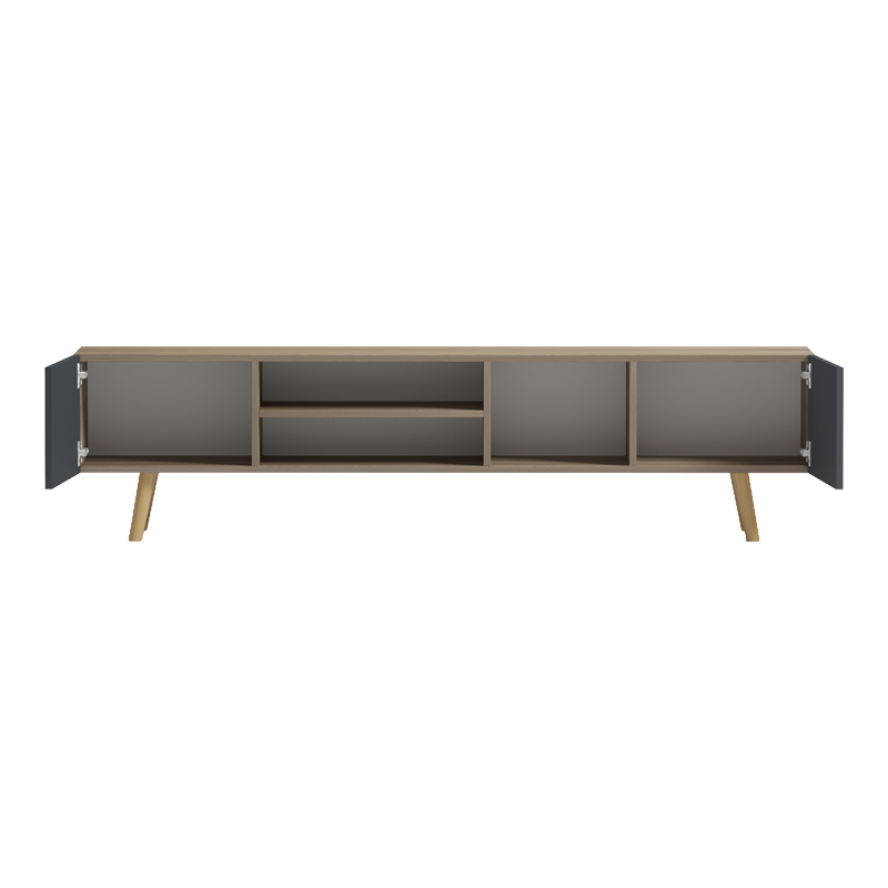 Kabinet TV Osclo pakoworld sonoma-antracit 160x30x41cm