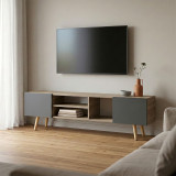 Kabinet TV Osclo pakoworld sonoma-antracit 160x30x41cm