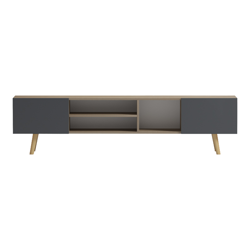 Kabinet TV Osclo pakoworld sonoma-antracit 160x30x41cm