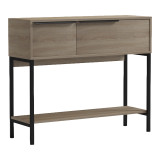Konsolë Nordic pakoworld në nuancë sonoma-e zezë 90x29.5x76cm