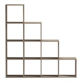 Bibliotekë Scala pakoworld SONOMA 129.5x29x129.5cm