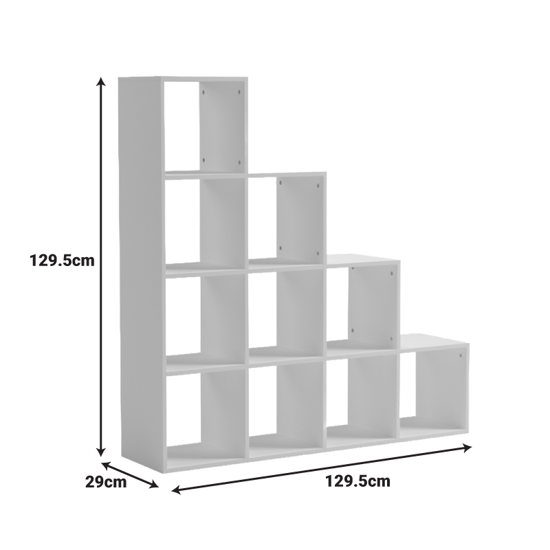 Bibliotekë Scala pakoworld SONOMA 129.5x29x129.5cm