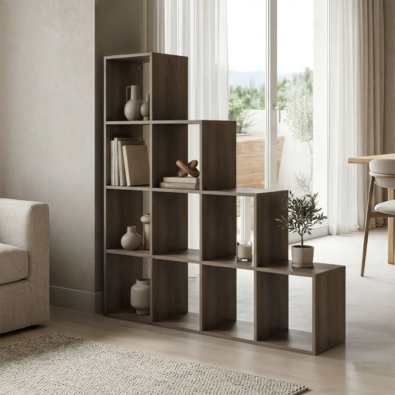 Bibliotekë Scala pakoworld SONOMA 129.5x29x129.5cm