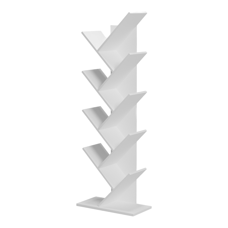 Bibliotekë Fyllo pakoworld e bardhë 50x25x141.5cm