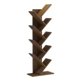 Bibliotekë Fyllo pakoworld arrë 50x25x141.5cm