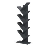 Bibliotekë Fyllo pakoworld antracit 50x25x141.5cm