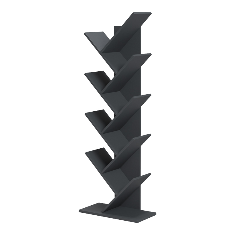 Bibliotekë Fyllo pakoworld antracit 50x25x141.5cm