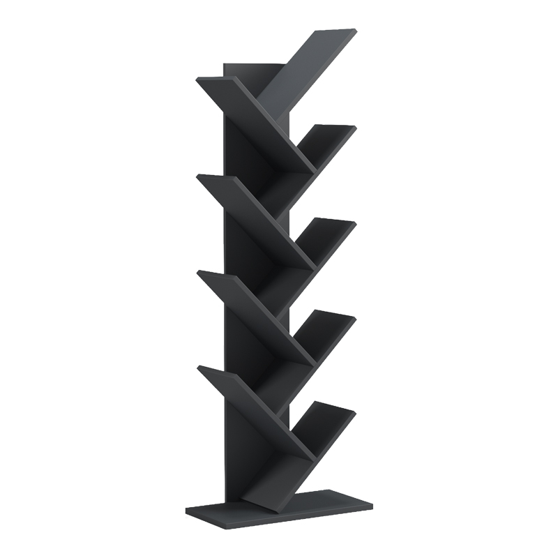 Bibliotekë Fyllo pakoworld antracit 50x25x141.5cm