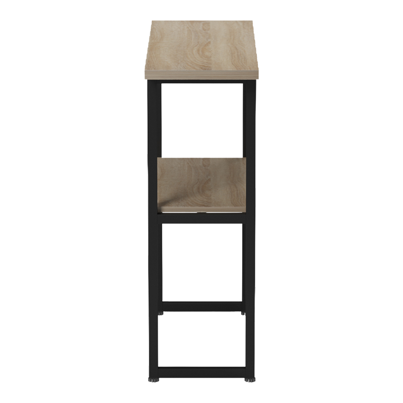 Konsolë Solain pakoworld sonoma-metal i zi 79x29x85cm