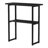 Konsolë Solain pakoworld efekt mermeri i zi-metal i zi 79x29x85cm