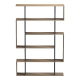 Bibliotekë Mito pakoworld sonoma-antracit 108.5x25x161cm