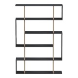 Bibliotekë Mito pakoworld antracit-sonoma 108.5x25x161cm