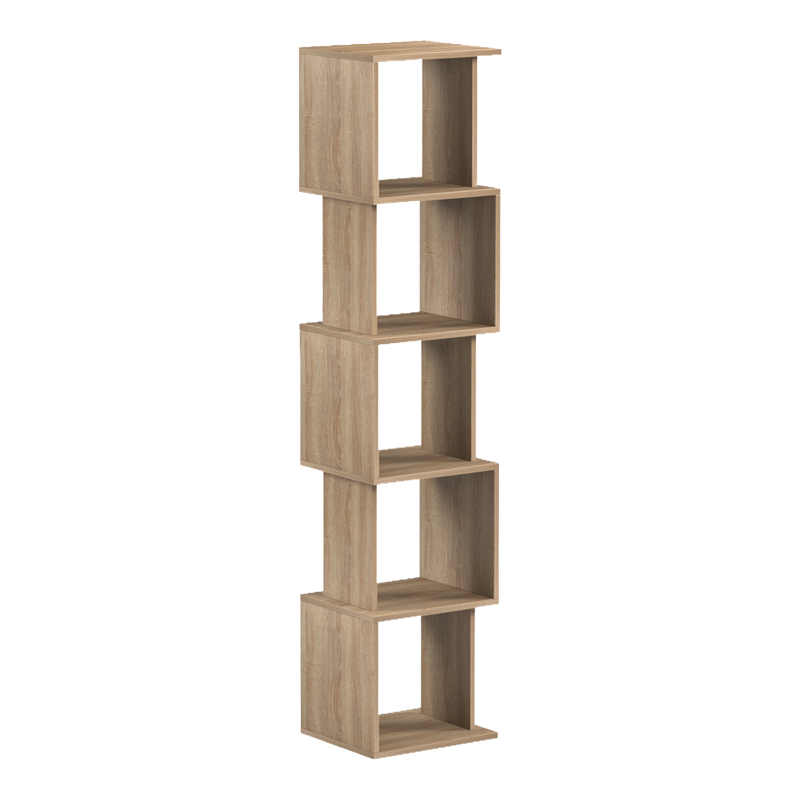 Bibliotekë Cubik pakoworld sonoma 35x30x161cm