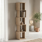 Bibliotekë Cubik pakoworld sonoma 35x30x161cm