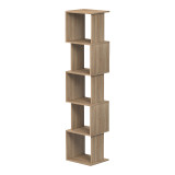 Bibliotekë Cubik pakoworld sonoma 35x30x161cm