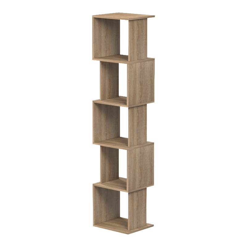 Bibliotekë Cubik pakoworld sonoma 35x30x161cm