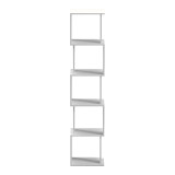 Bibliotekë Cubik pakoworld e bardhë 35x30x161cm