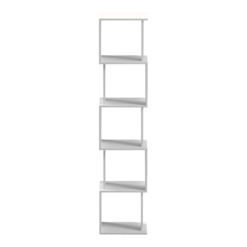 Bibliotekë Cubik pakoworld e bardhë 35x30x161cm