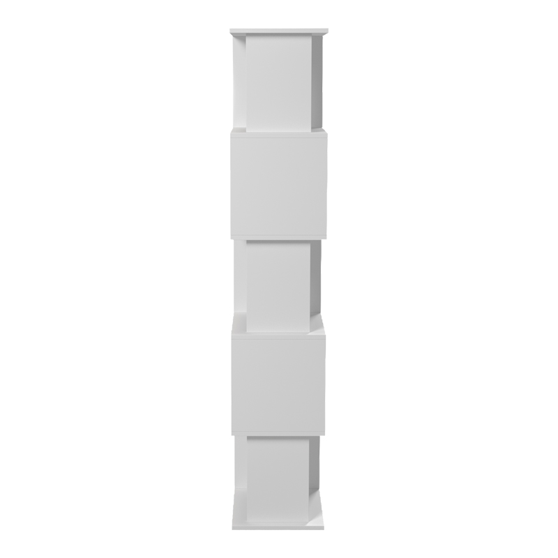Bibliotekë Cubik pakoworld e bardhë 35x30x161cm