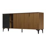 Bufe Riba pakoworld arrë-mermer i zi 180x40x78cm
