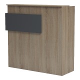 Banaku i recepsionit Optima pakoworld me LED sonoma-antracit 110x40x110cm