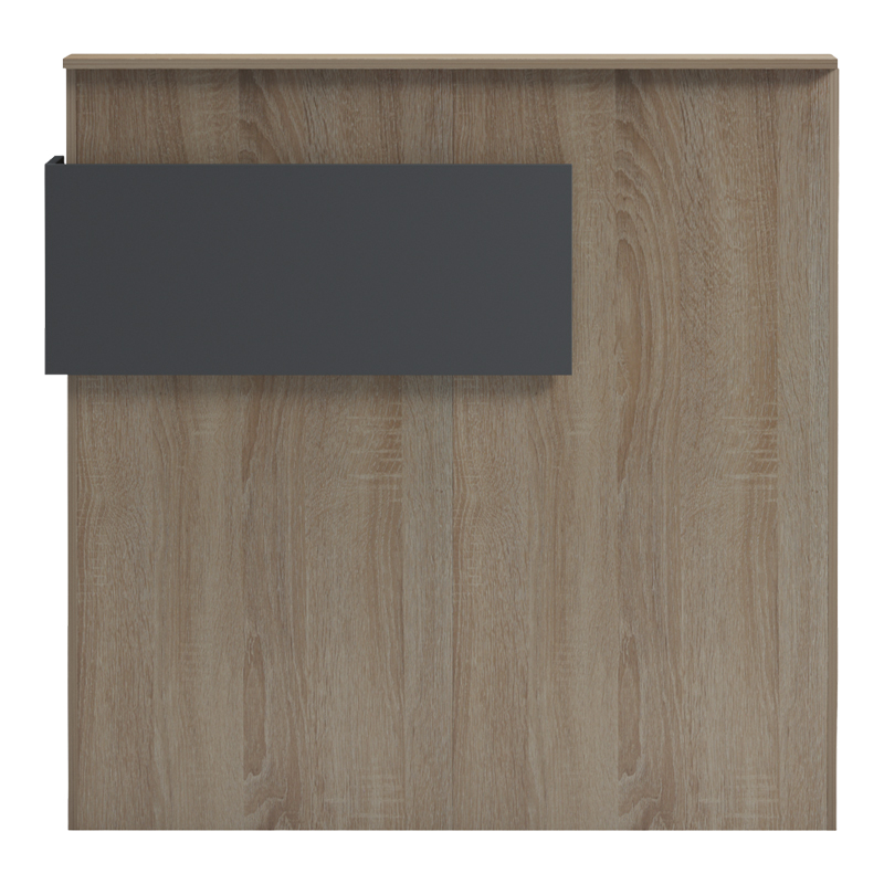 Banaku i recepsionit Optima pakoworld me LED sonoma-antracit 110x40x110cm