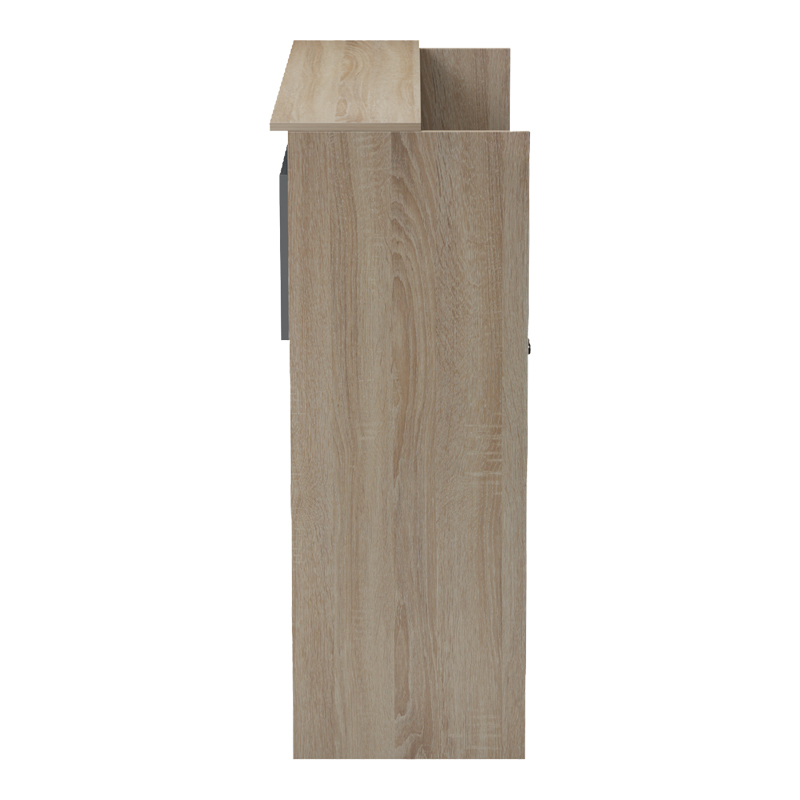 Banaku i recepsionit Optima pakoworld me LED sonoma-antracit 110x40x110cm