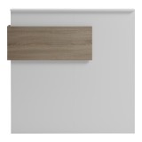 Banaku pritjeje Optima pakoworld me LED i bardhë -sonoma 110x40x110cm