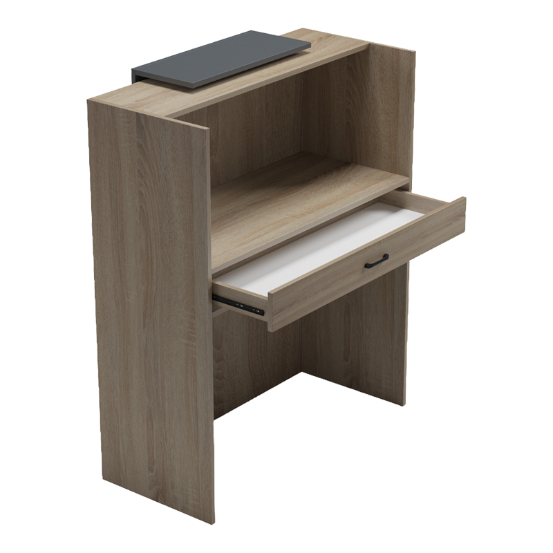 Recepsion Zowel pakoworld me LED SONOMA-antracit 90x40x110cm