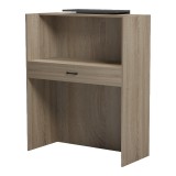 Recepsion Zowel pakoworld me LED SONOMA-antracit 90x40x110cm