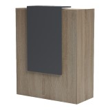 Recepsion Zowel pakoworld me LED SONOMA-antracit 90x40x110cm