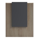 Recepsion Zowel pakoworld me LED SONOMA-antracit 90x40x110cm
