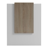 Recepsion Zowel pakoworld me LED i bardhë - sonoma 90x40x110cm