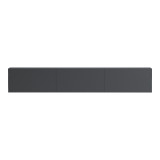 Kabinet TV i montuar në mur me led Rival pakoworld antracit 180x35x30cm