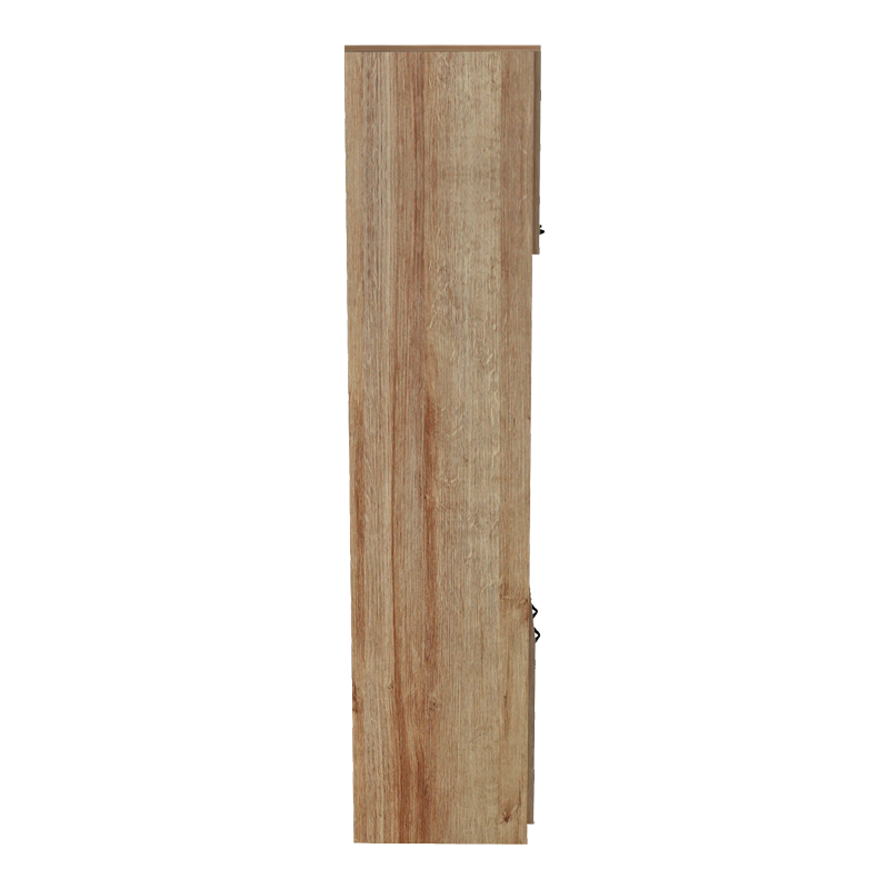 Dollap kuzhine Rowan pakoworld në nuancë gri e errët-lisi 60x42x182cm