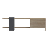 Komodinë TV Standi pakoworld në sonoma-antracit 120x25x36.8cm