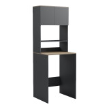 Mobilje lavanderie Chaxe pakoworld antracit-sonoma 65x32.5x183.6cm