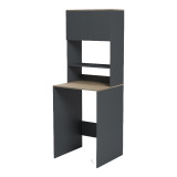 Mobilje lavanderie Chaxe pakoworld antracit-sonoma 65x32.5x183.6cm