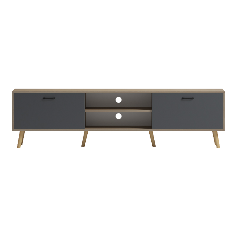 Mbajtëse TV Gorna pakoworld sonoma-antracit 180x35x48.6cm