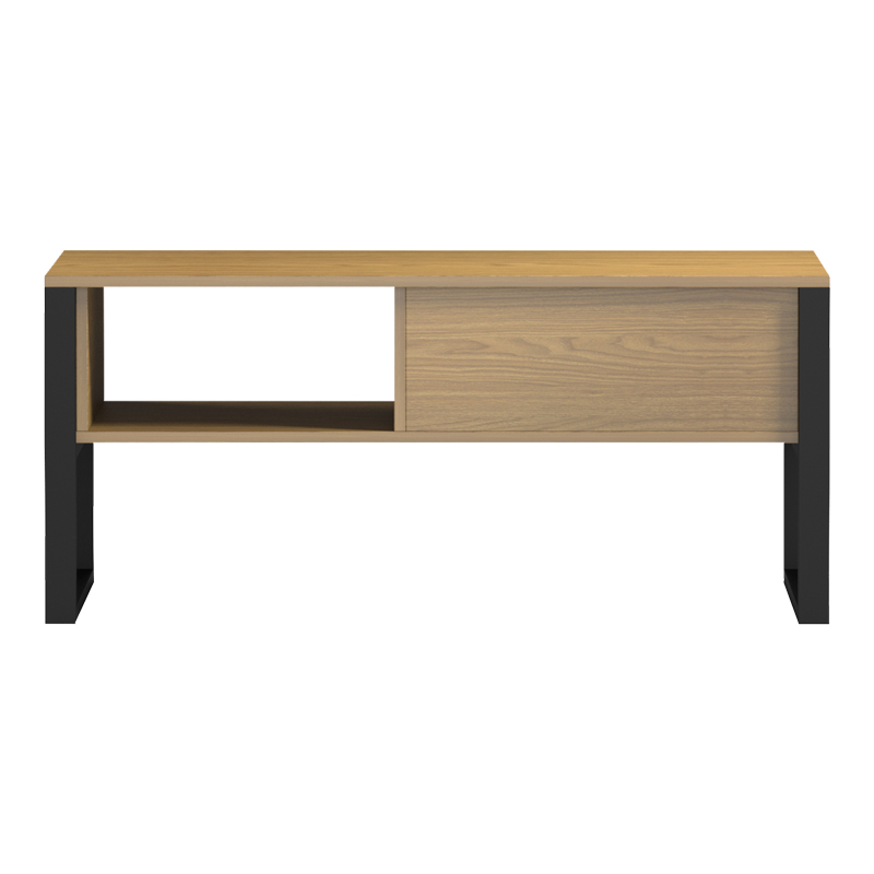 Tavolinë kafeje Bendon pakoworld arrë e çelur - metal i zi 100x60x44.5cm