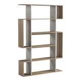 Bibliotekë Mito pakoworld sonoma-pamje mermeri bezhë 108.5x25x161cm