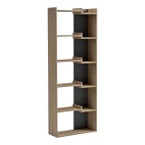 Bibliotekë Corpus pakoworld sonoma - antracit 61x22x162cm
