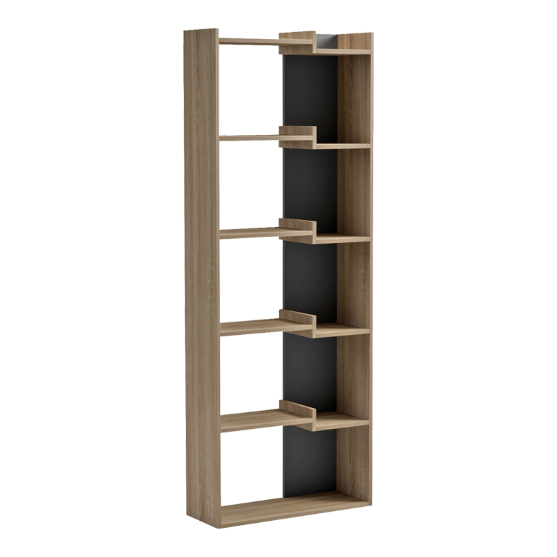Bibliotekë Corpus pakoworld sonoma - antracit 61x22x162cm
