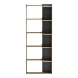 Bibliotekë Corpus pakoworld sonoma - antracit 61x22x162cm