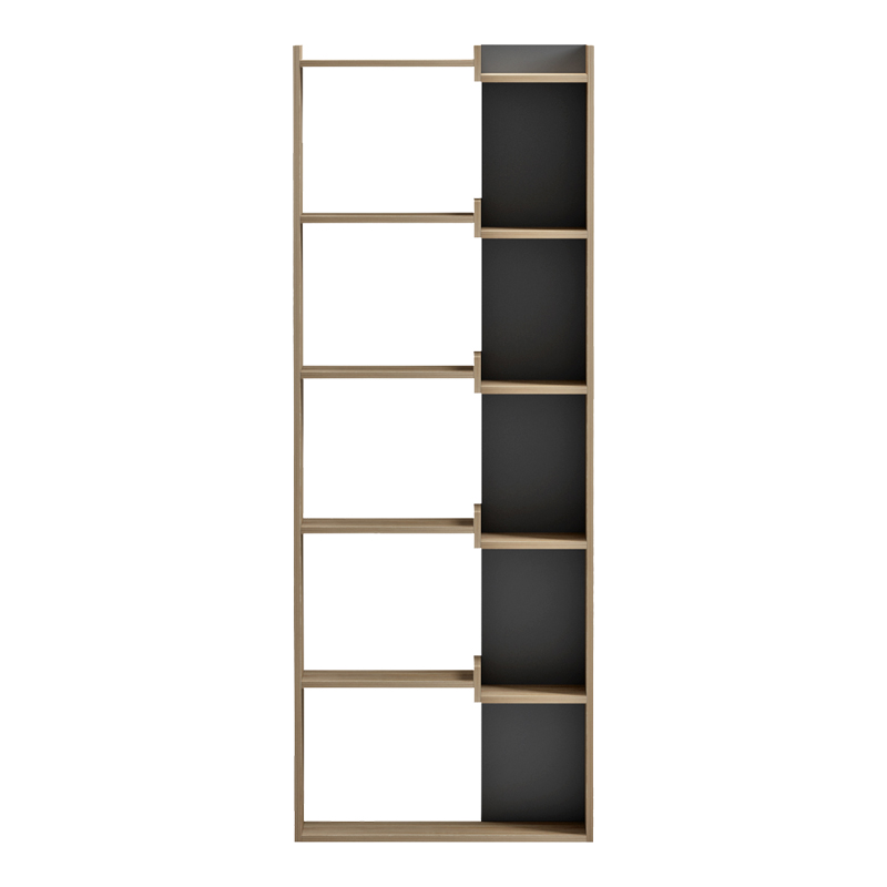 Bibliotekë Corpus pakoworld sonoma - antracit 61x22x162cm