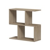 Tavolinë anësore-librari Wesmol pakoworld sonoma 50x20x50cm
